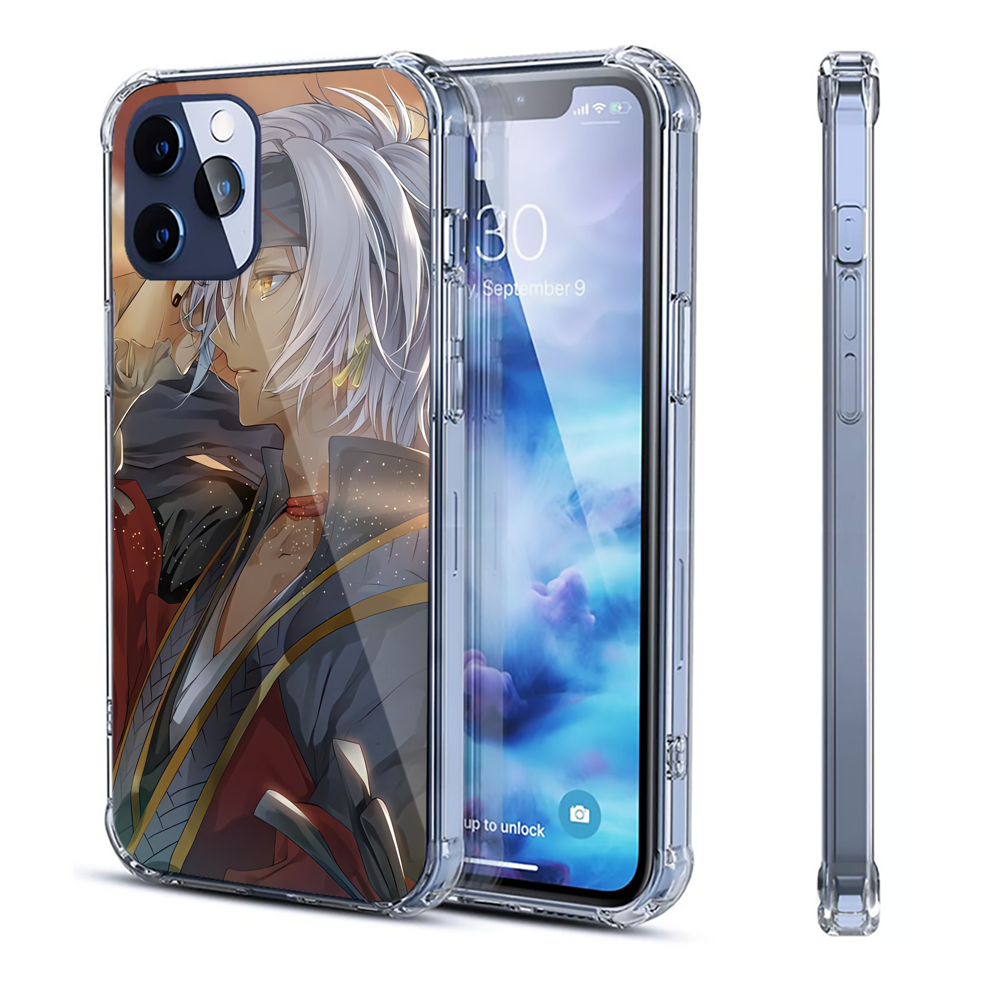 （画像用） 刀剣乱舞 Touken Ranbu 【iPhone 12シリーズ対応】透明スマホケース（クリアソフトケース）